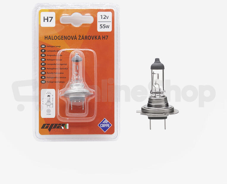 Cappa Autožárovka halogenová H7 Px26d 12V 55W