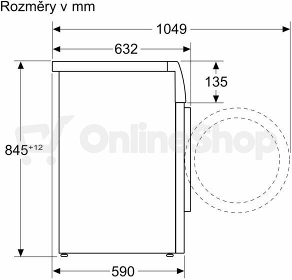 Pračka Bosch WAN2826NBY Serie 4