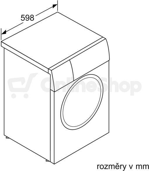 Pračka Bosch WAN2826NBY Serie 4