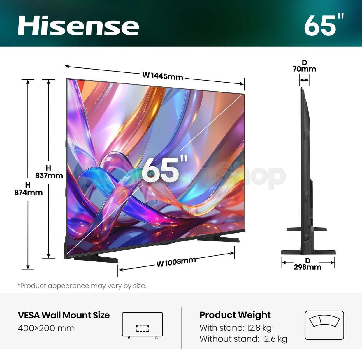 Hi-QLED Smart TV 4K Hisense 65E7S