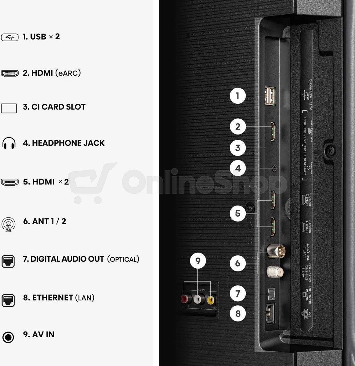 UHD Smart 4K TV Hisense 43A6S
