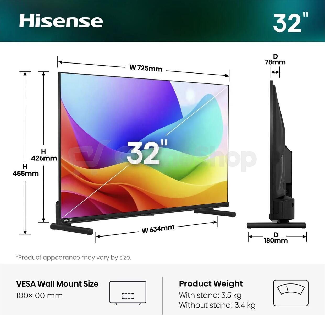 Hi-QLED Smart FHD TV Hisense 32A5S