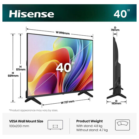 Hisense 40A4S (foto 5)