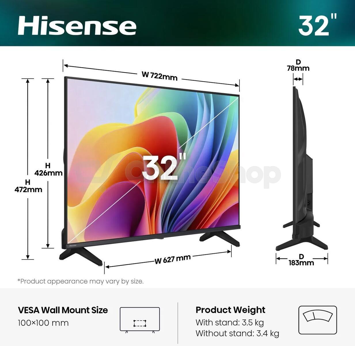 FHD Smart TV Hisense 32A4S