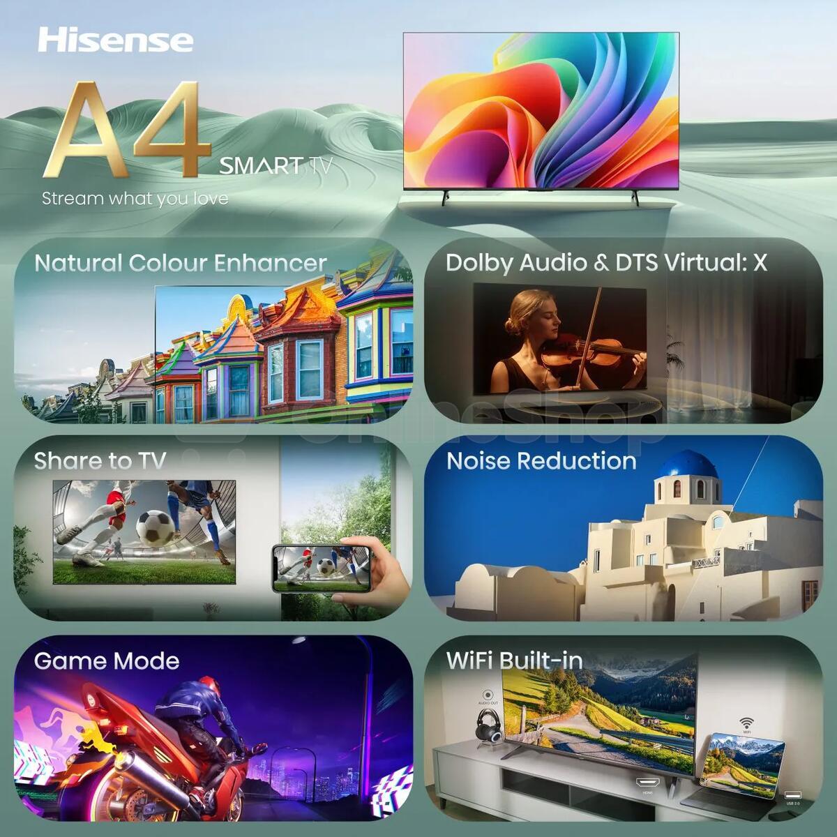 FHD Smart TV Hisense 32A4S