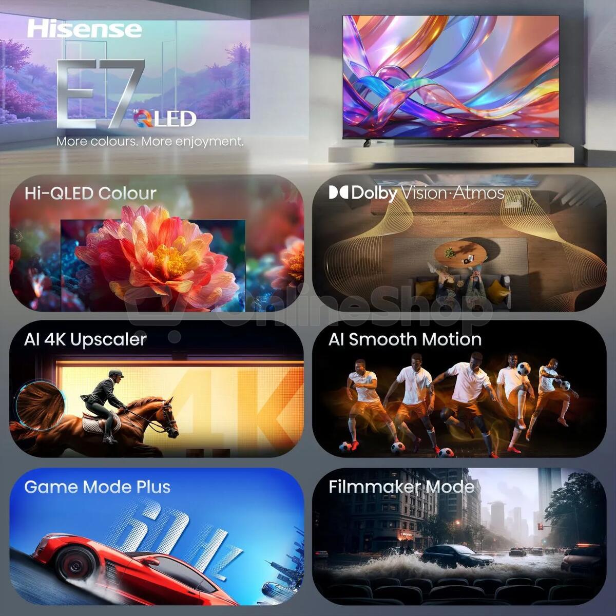 Hi-QLED Smart 4K TV Hisense 55E7S