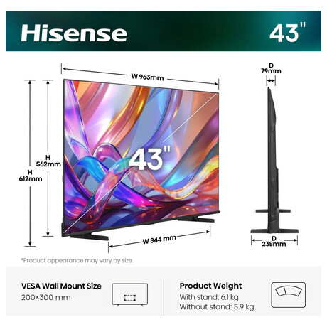 Hisense 43E7S (foto 6)