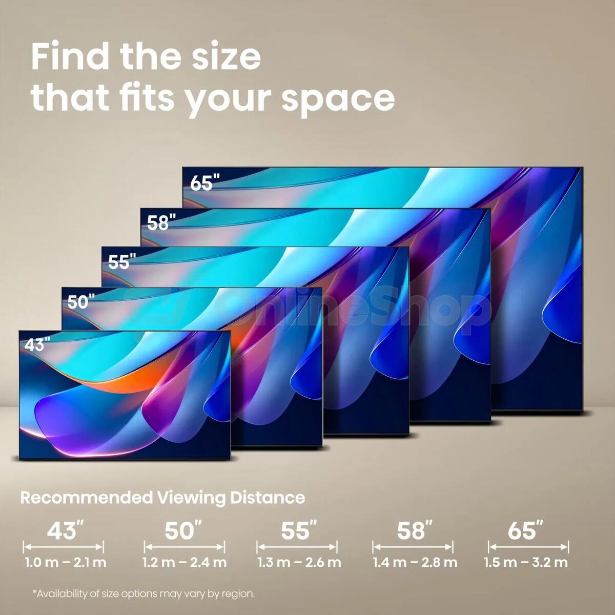 UHD Smart 4K TV Hisense 65A6S