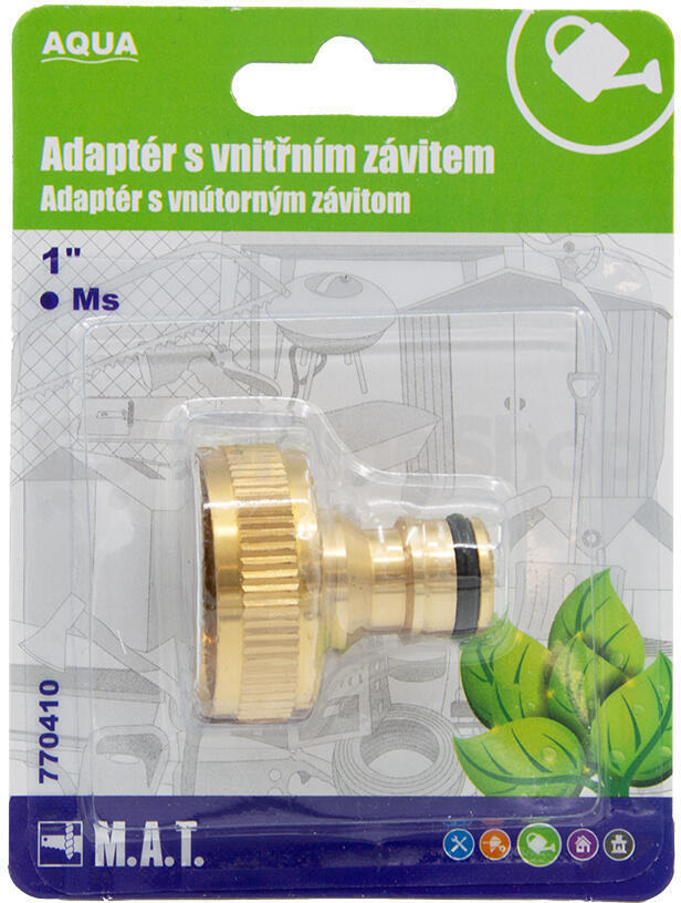M.A.T. GROUP adaptér s vnitřním závitem 1" Ms AQUA