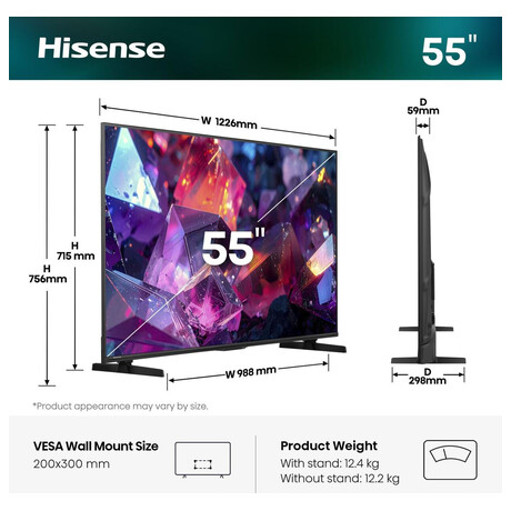 Hisense 55E7S PRO (foto 3)