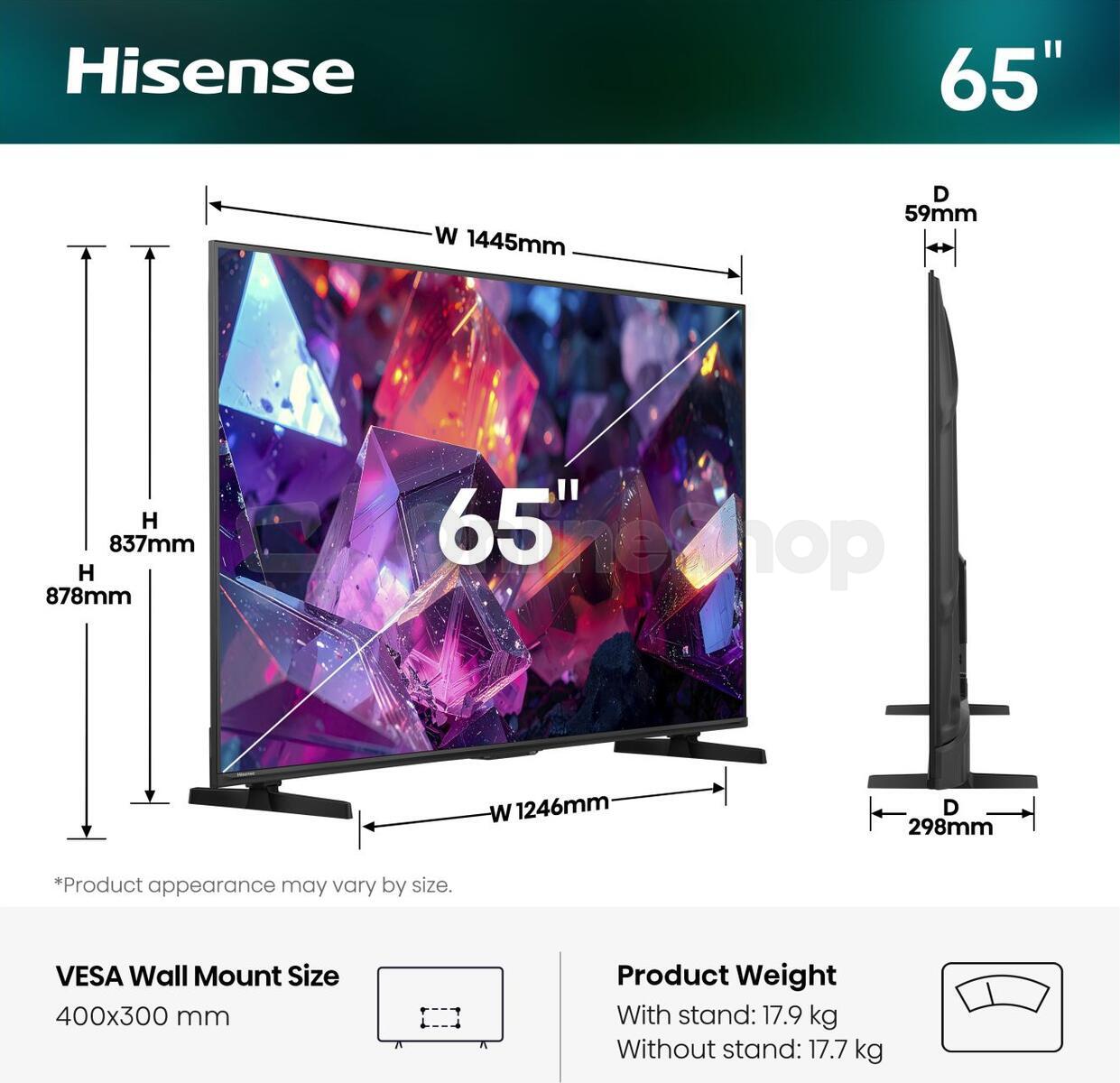 Hi-QLED Smart TV Hisense 65E7S PRO