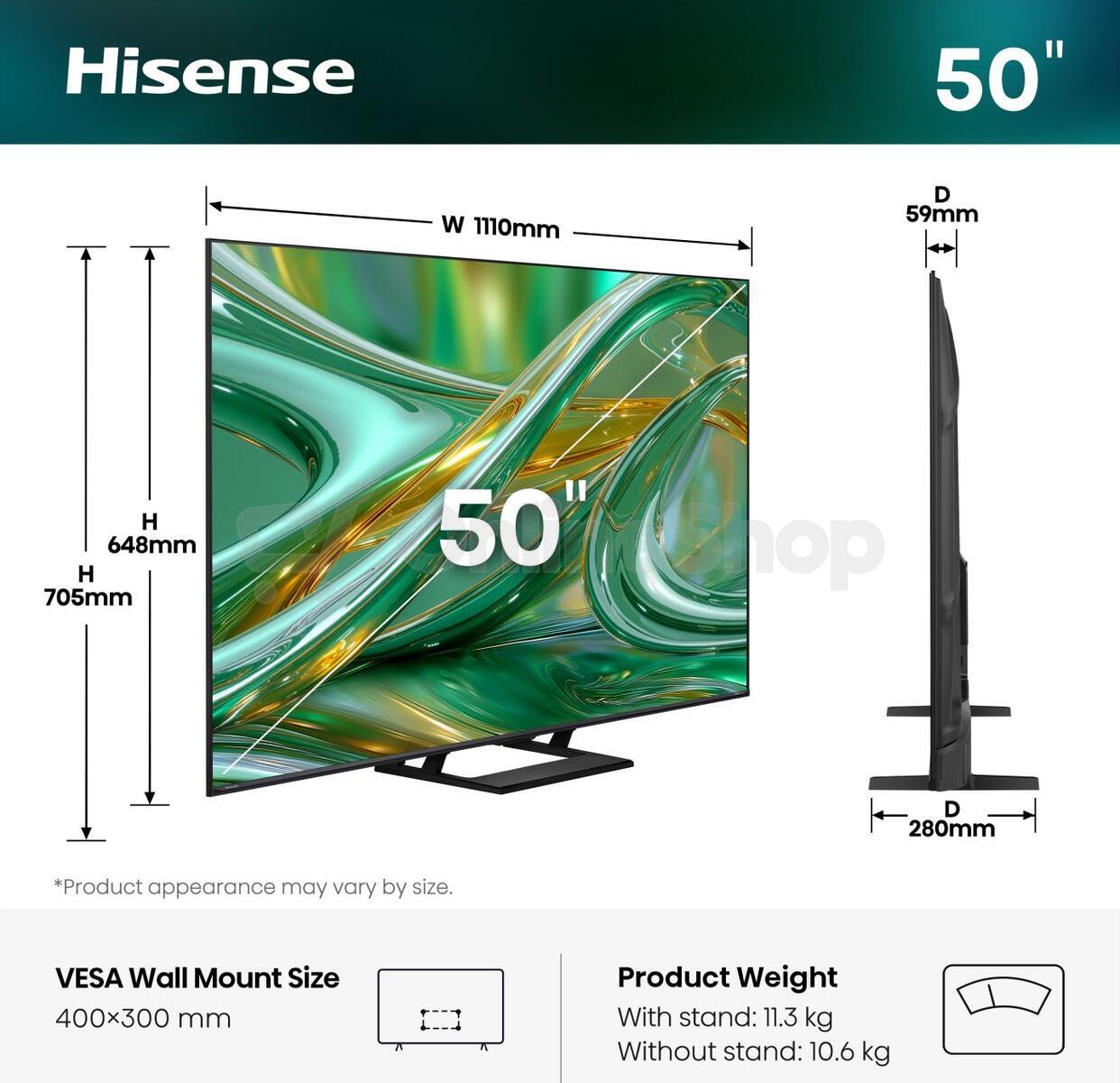 ULED MiniLED TV Hisense 50E8S