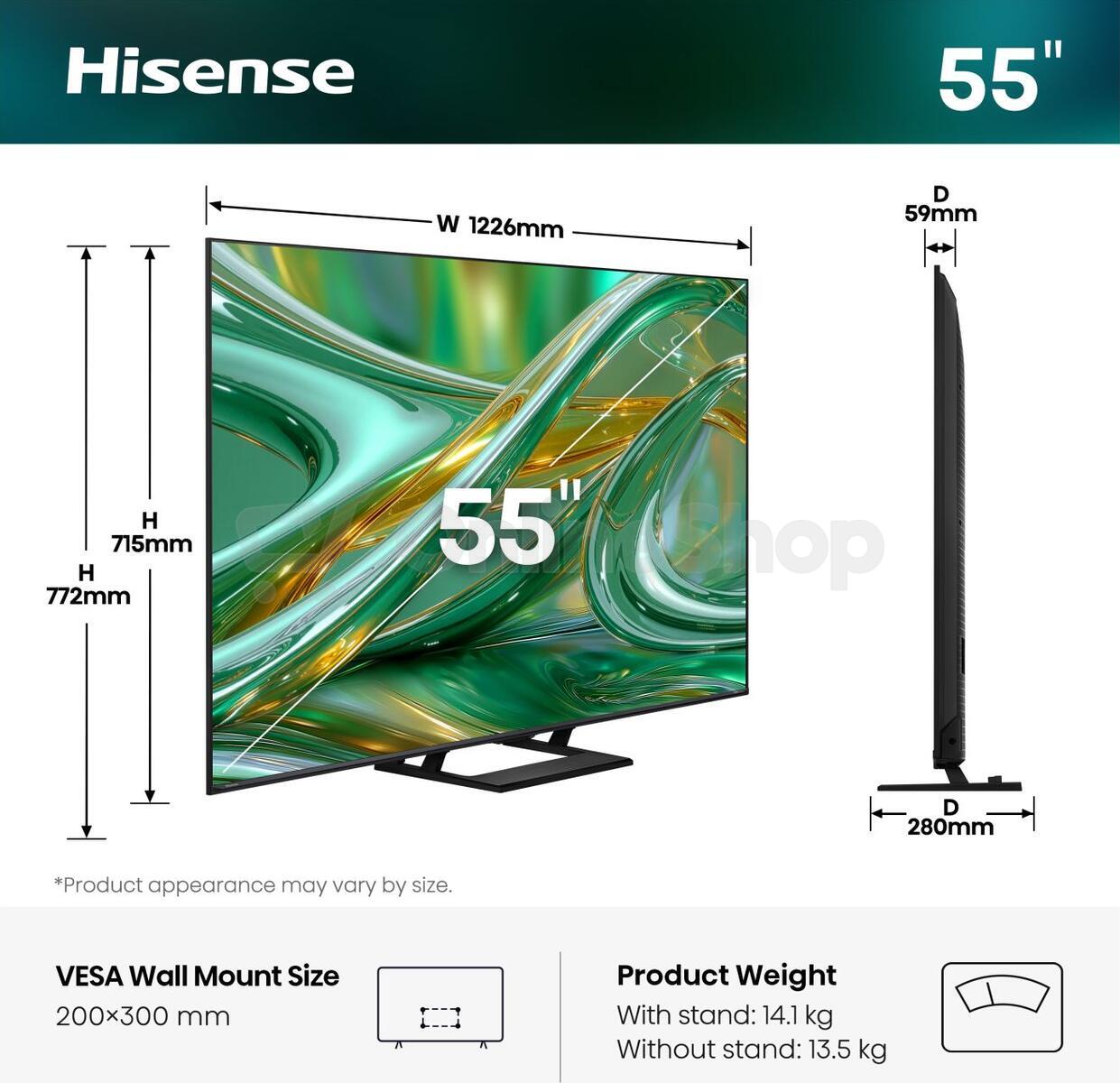 ULED MiniLED TV Hisense 55E8S