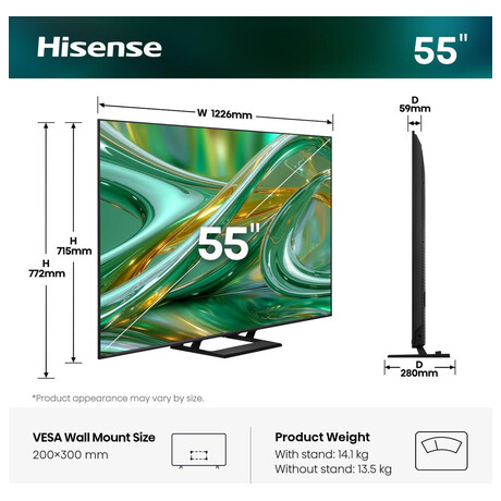 Hisense 55E8S (foto 4)