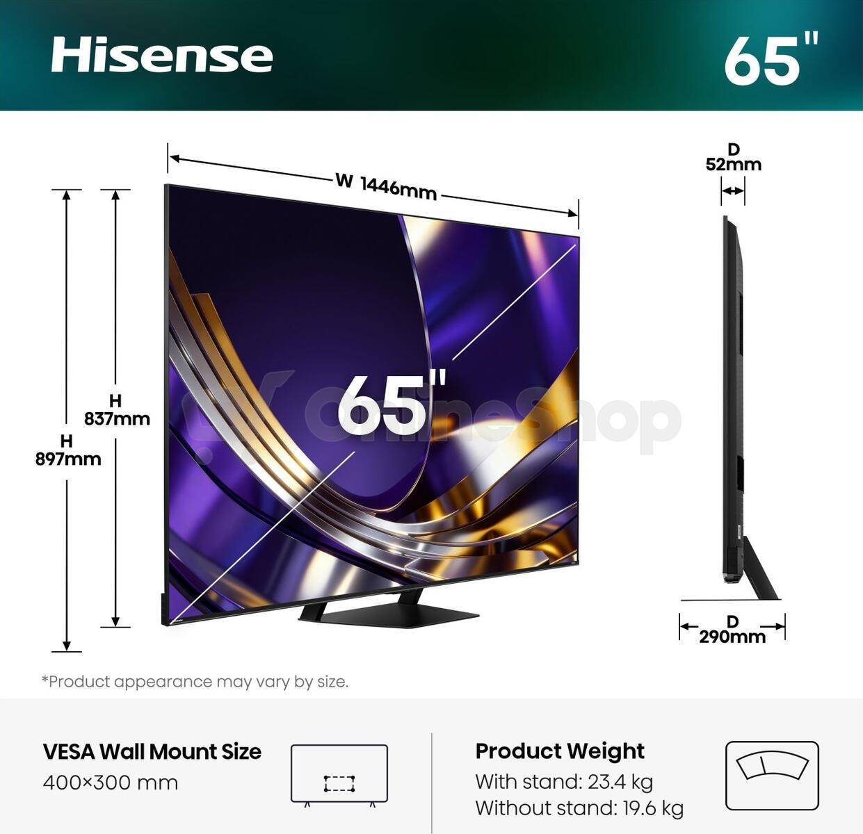 ULED Smart TV Hisense 65U7S PRO