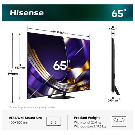 Hisense 65U7S PRO (foto 4)