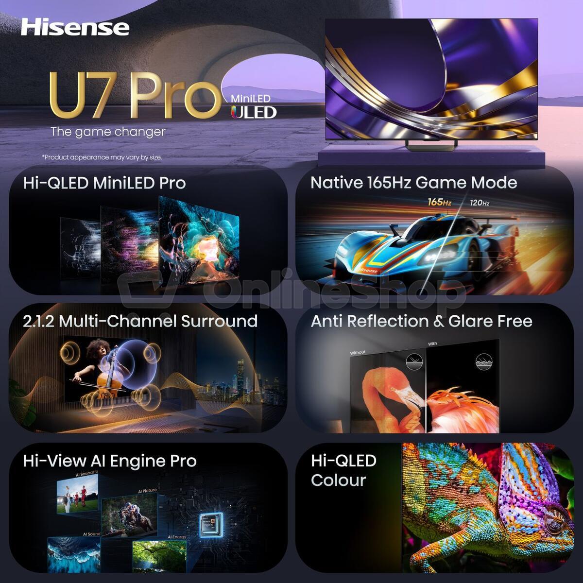 ULED Smart TV Hisense 65U7S PRO