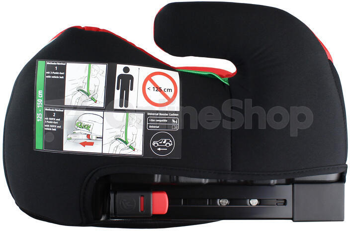 Walser Dětský podsedák ANDY ISOFIX červená