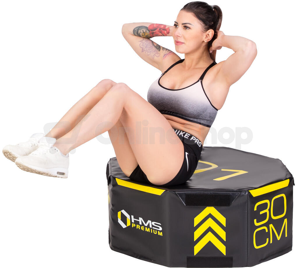 Sada osmihranných Plyo boxů HMS Premium PYOBS01