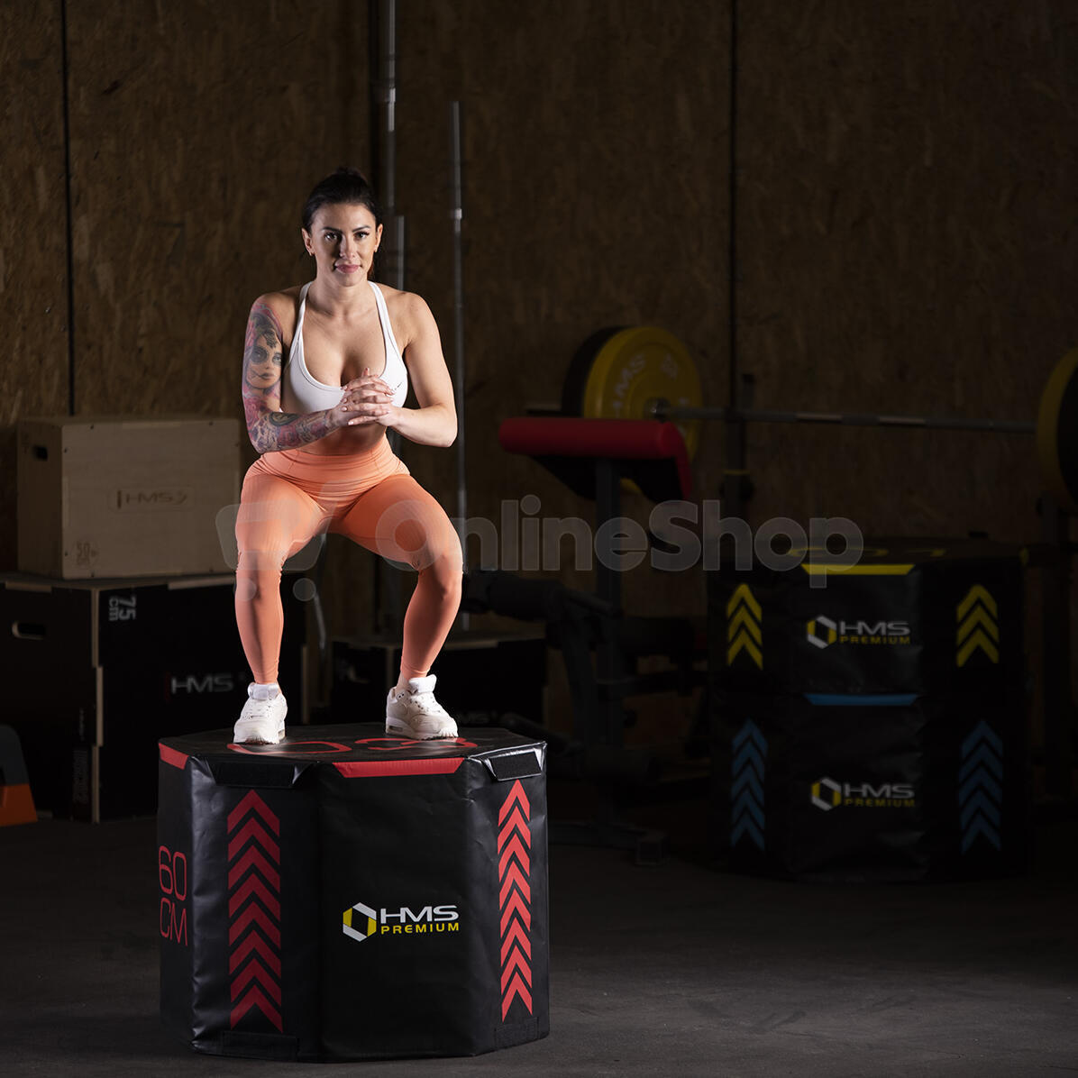 Sada osmihranných Plyo boxů HMS Premium PYOBS01