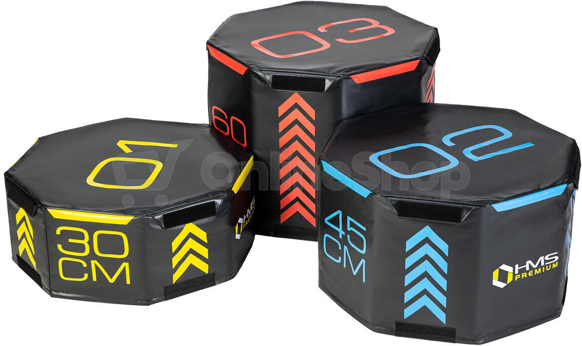 Sada osmihranných Plyo boxů HMS Premium PYOBS01