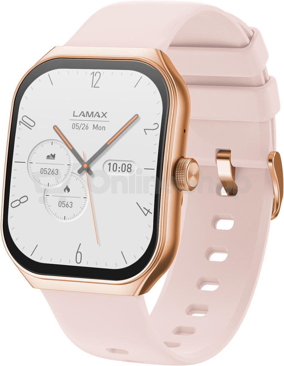 Chytré hodinky LAMAX Flow AMOLED Rose Gold | Skutečná fotografie prodávaného kusu | Skutečná fotografie prodávaného kusu | Skutečná fotografie prodávaného kusu | Skutečná fotografie prodávaného kusu