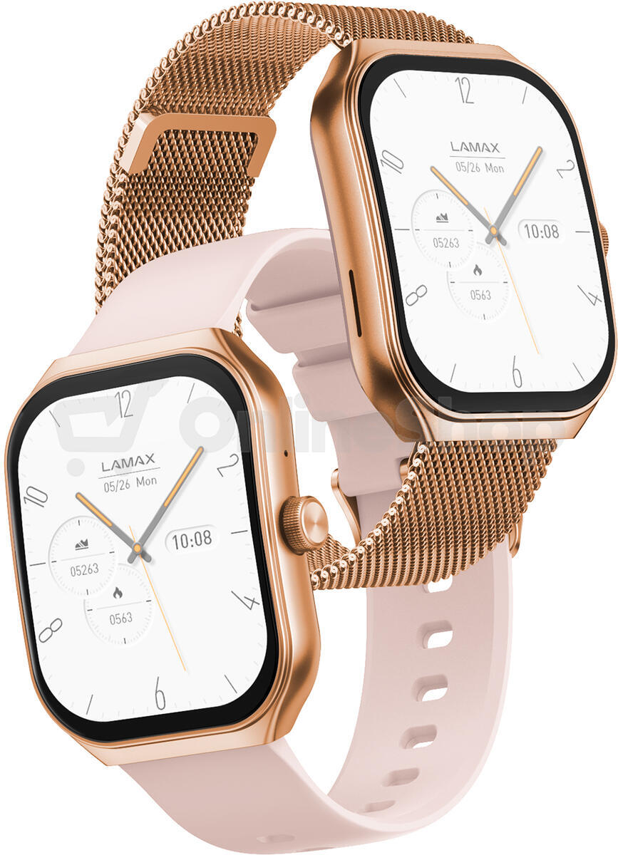 Chytré hodinky LAMAX Flow AMOLED Rose Gold | Skutečná fotografie prodávaného kusu | Skutečná fotografie prodávaného kusu | Skutečná fotografie prodávaného kusu | Skutečná fotografie prodávaného kusu