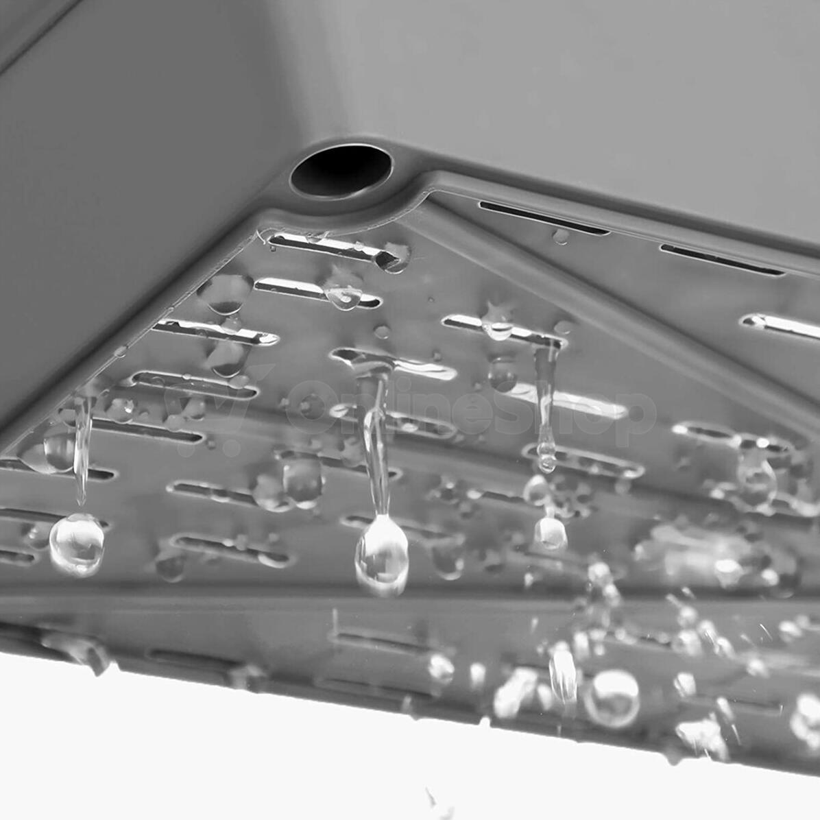 Pojízdný úložný vozík, plast, šedá, APV-E1008 GREY Autronic