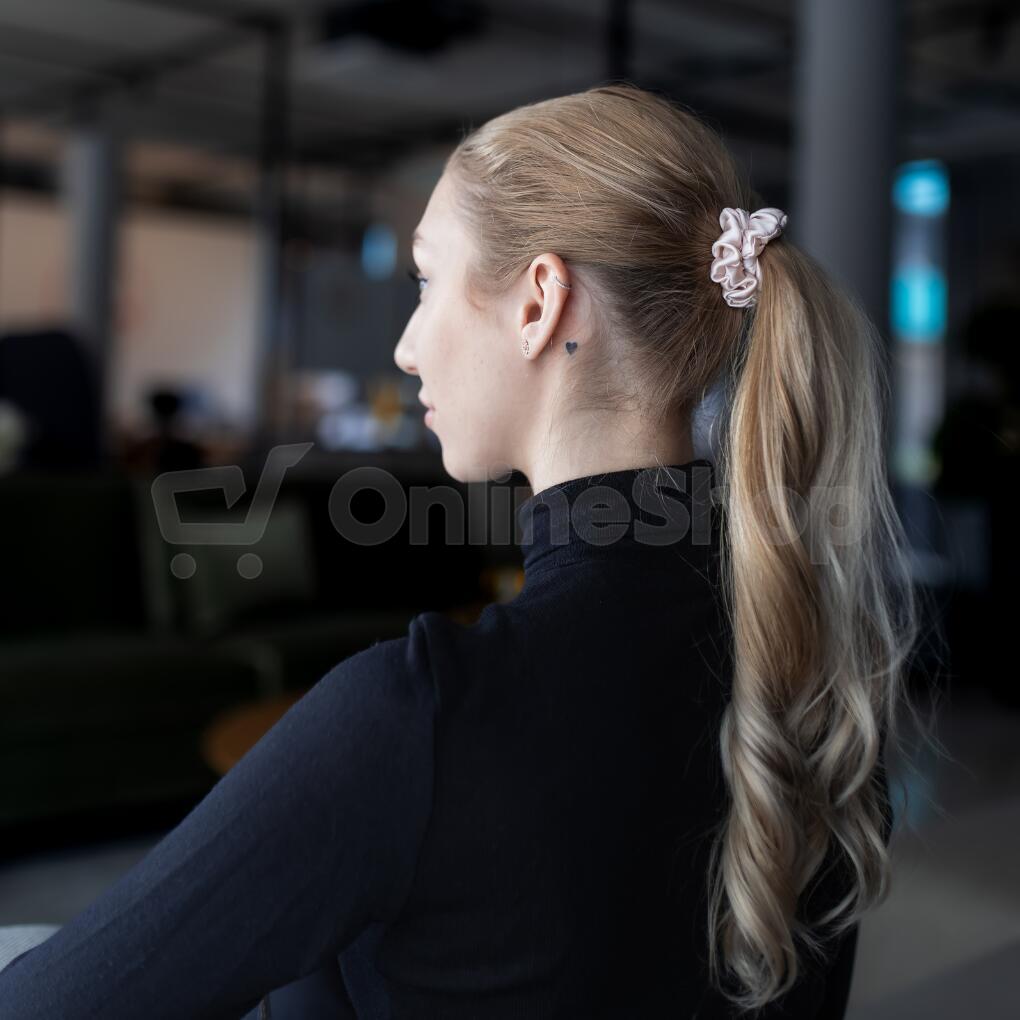 Hedvábné gumičky HEDDA Mallys růžová duo