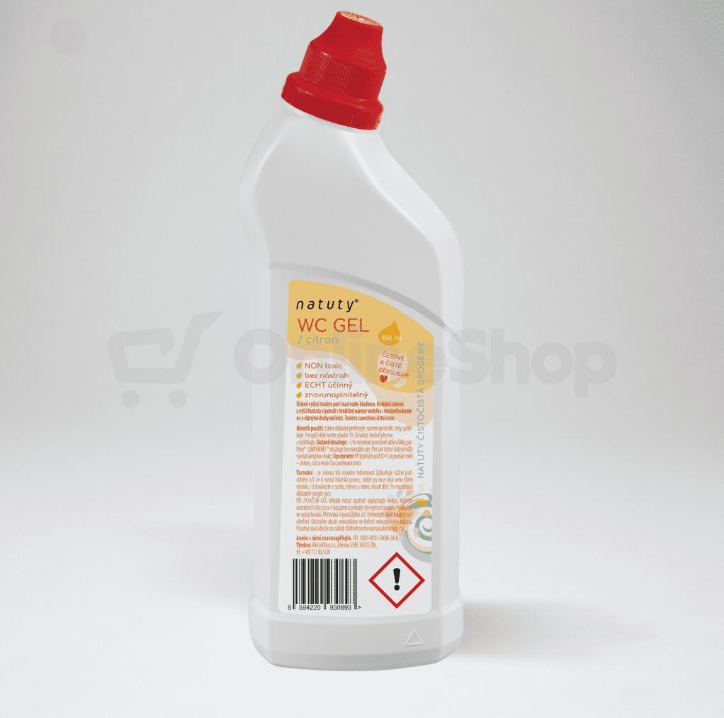 Natuty WC gel s vůní citronu 1 000 ml