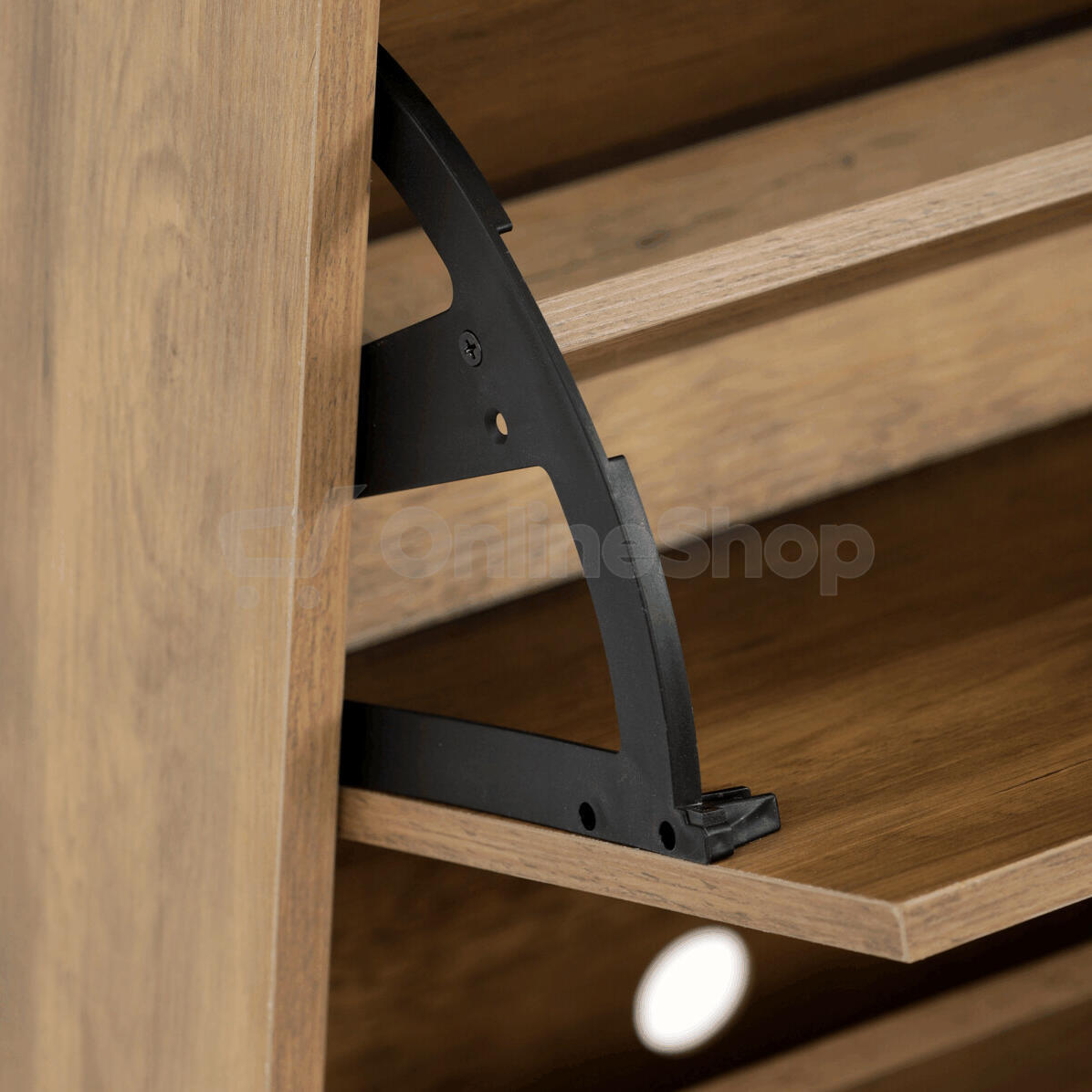 Botník, mdf, hnědá, ABO-G1014 ELM Autronic