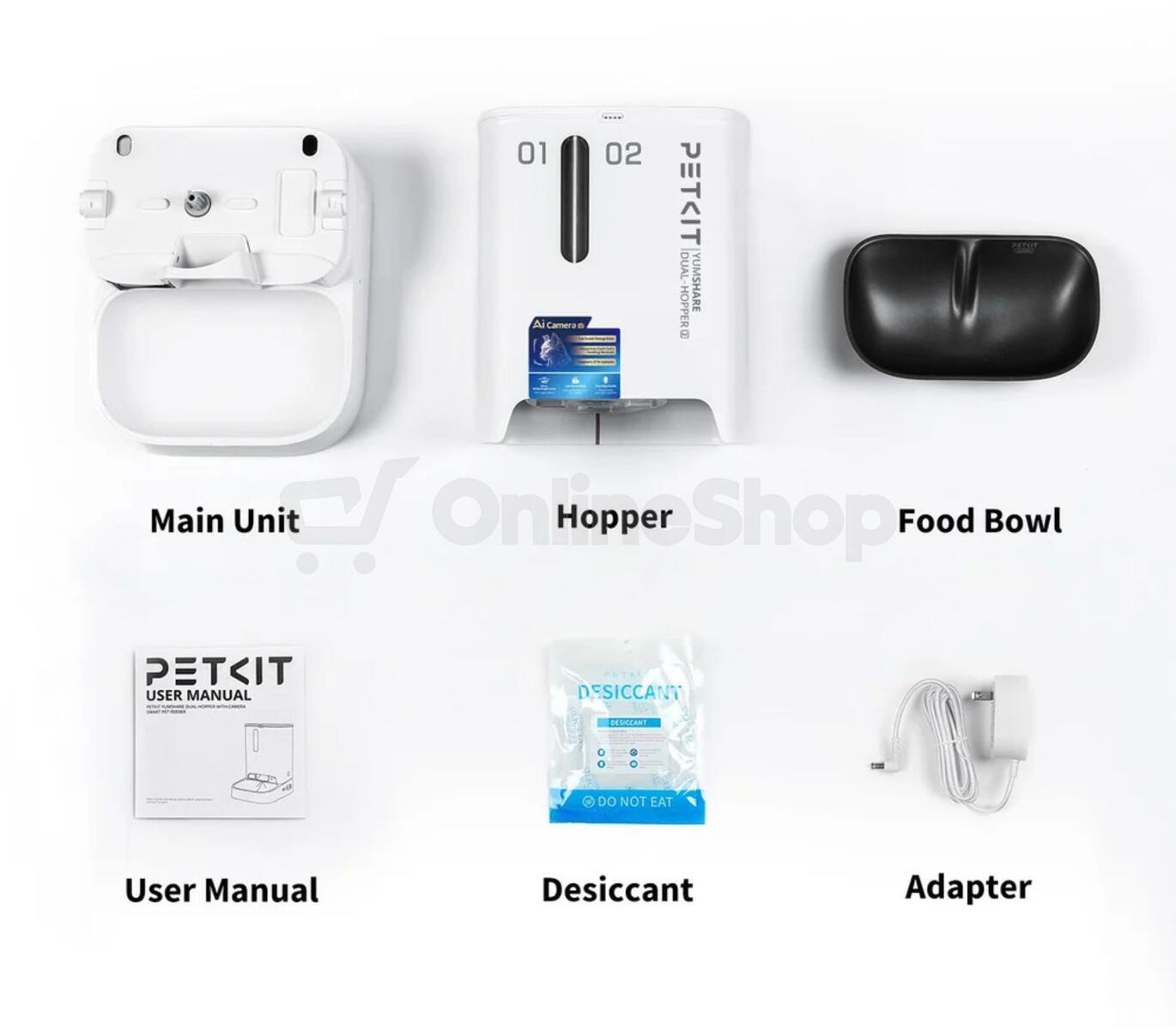 Dávkovač krmiva s kamerou Petkit Yumshare Dual Hopper 2