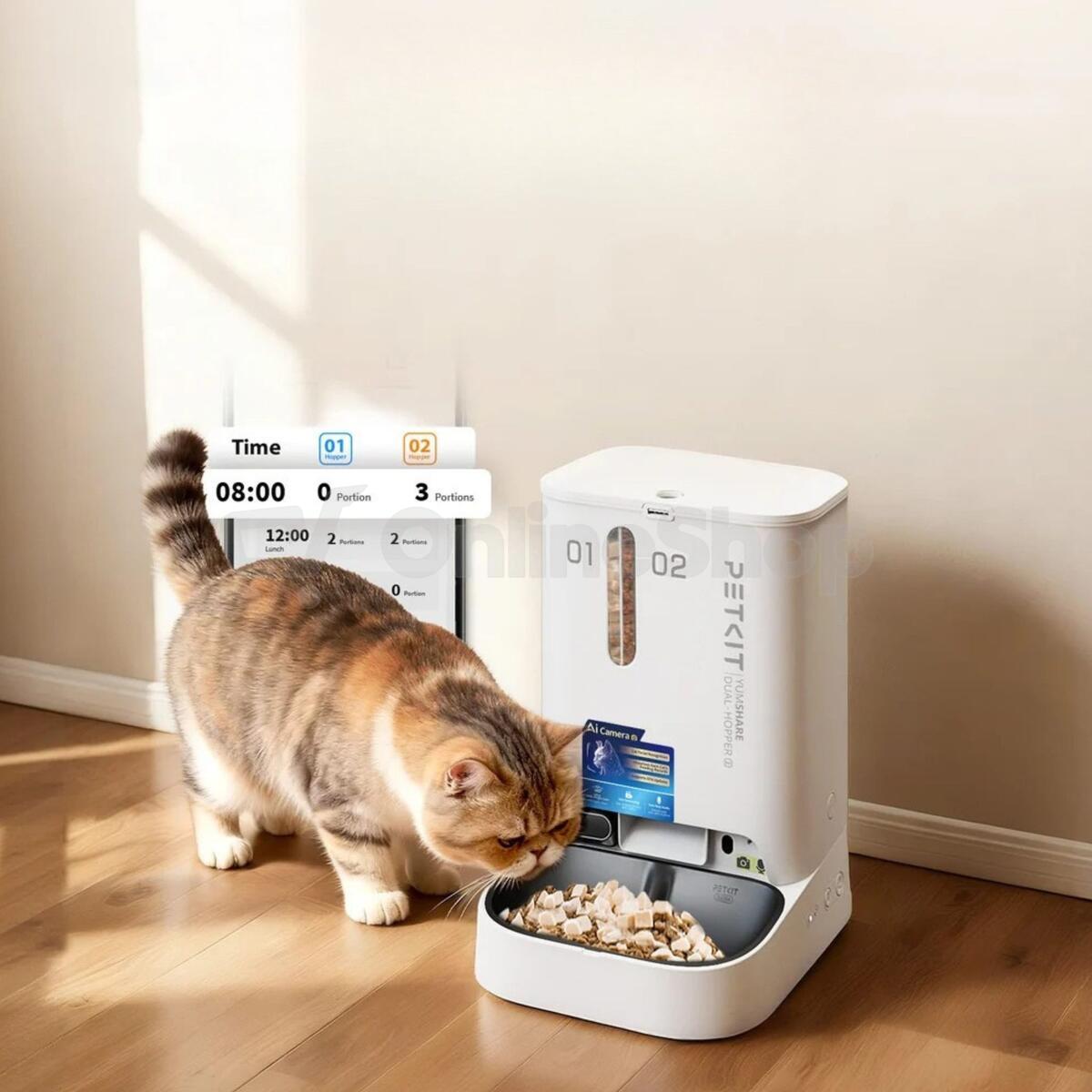Dávkovač krmiva s kamerou Petkit Yumshare Dual Hopper 2