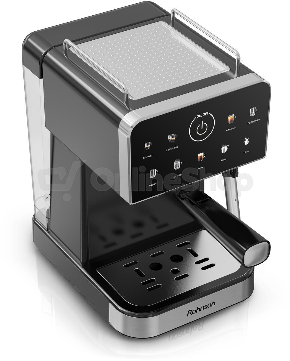 Kávovar Rohnson R-98033B Espresso Hot & Cold, černý