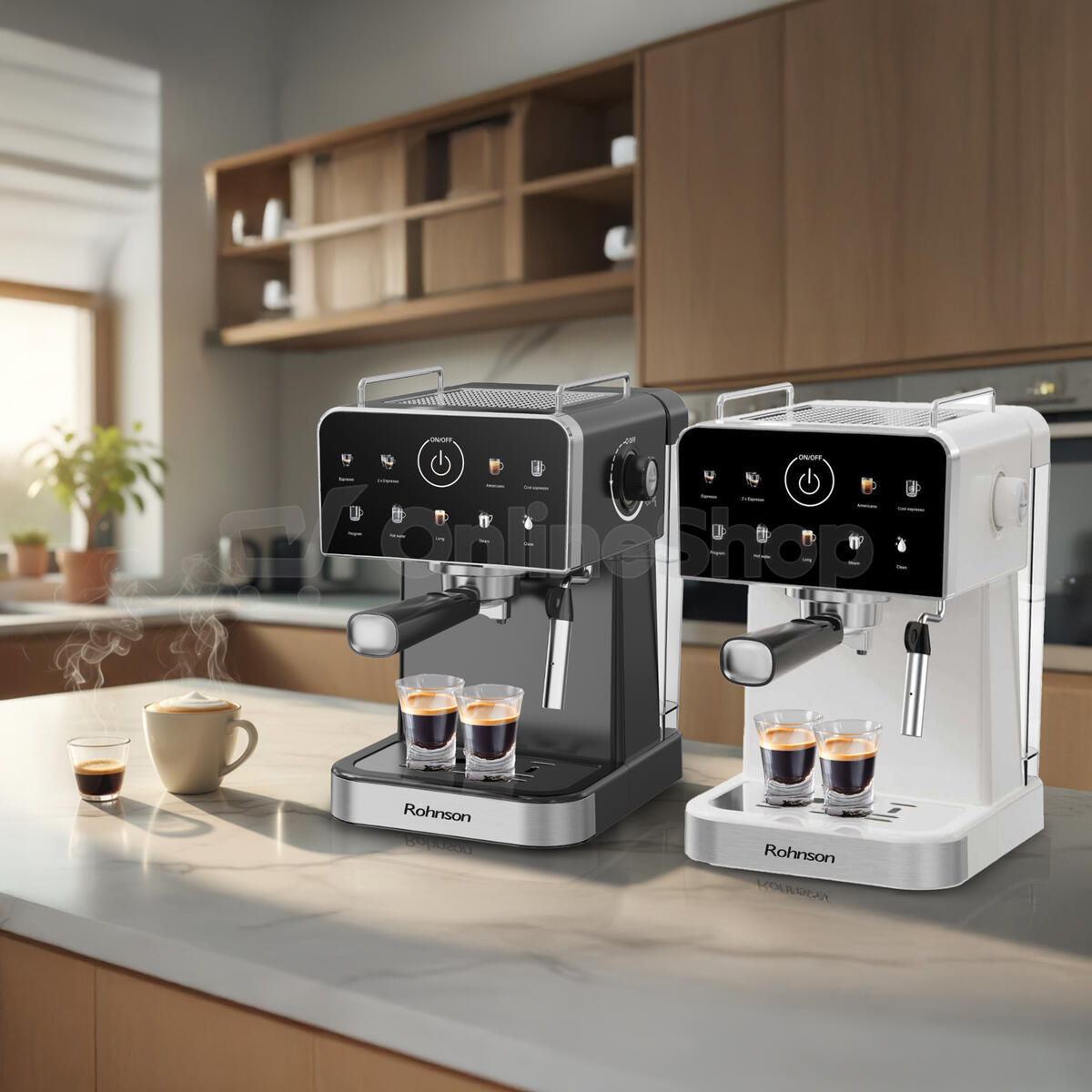 Kávovar Rohnson R-98033B Espresso Hot & Cold, černý