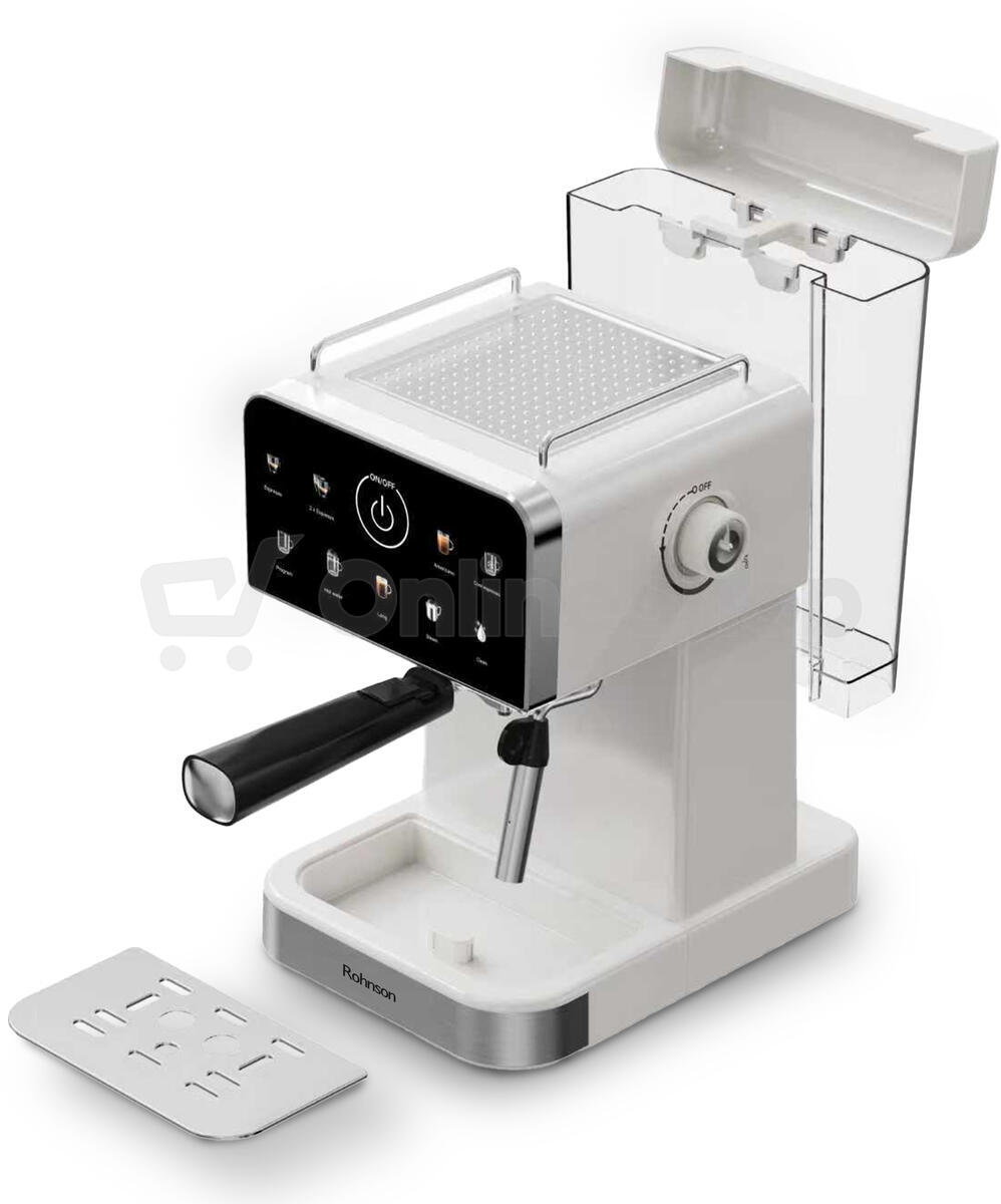 Kávovar Rohnson R-98033C Espresso Hot & Cold, krémový