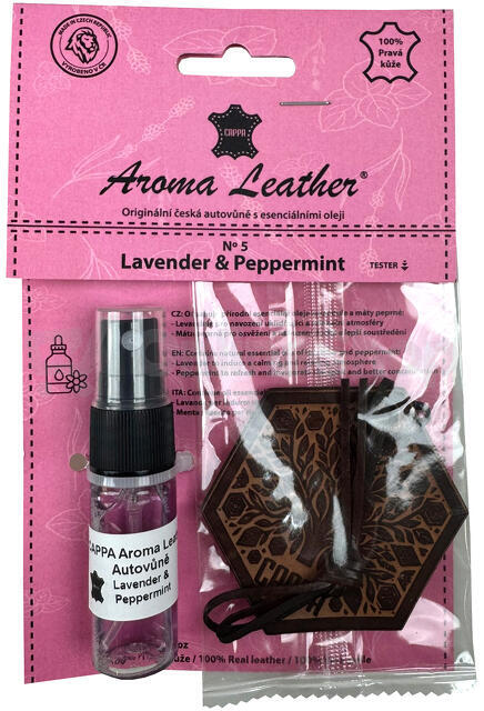 Aroma Leather Autovůně Aroma Leather Tree Lavender & Peppermint Set
