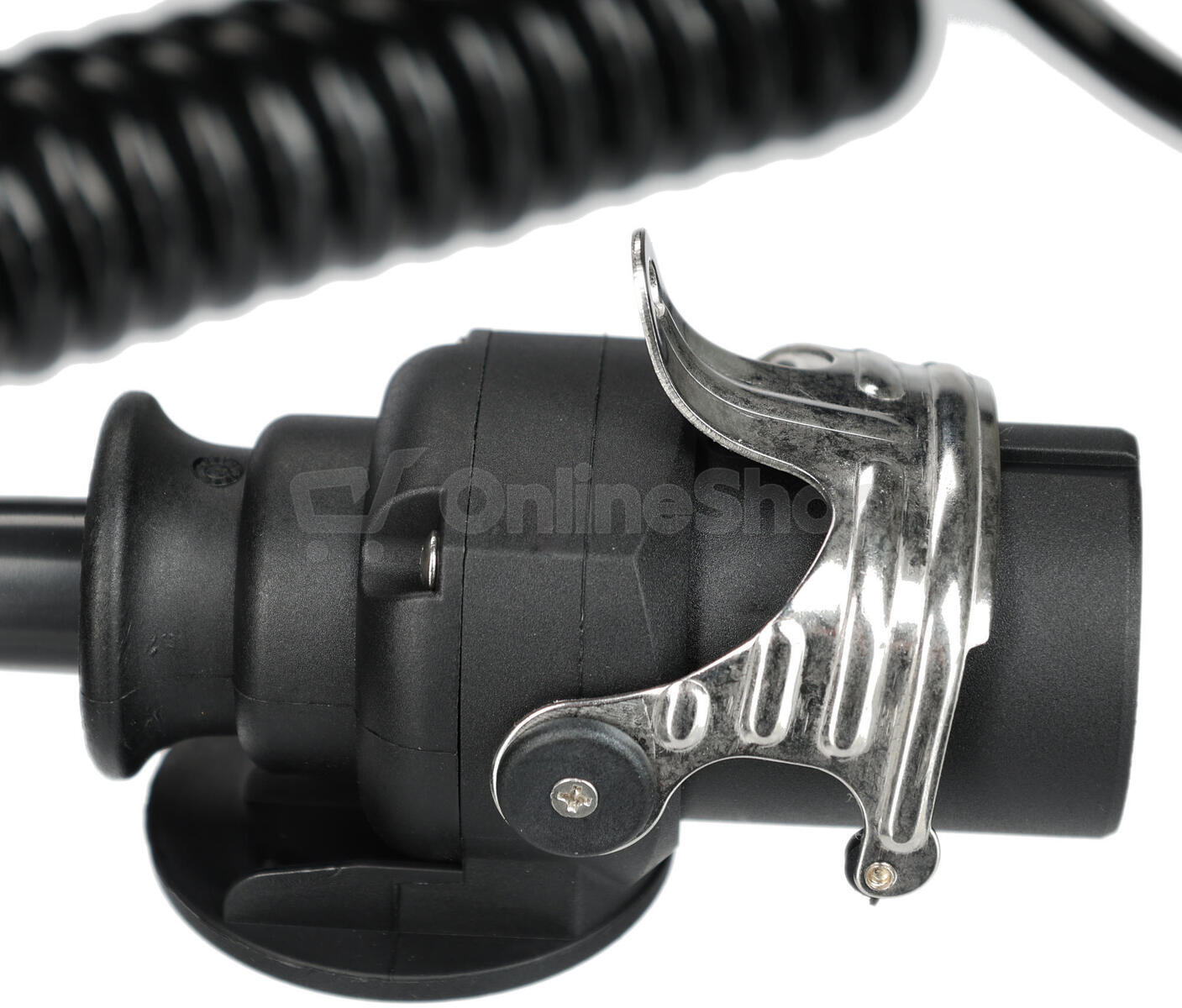 Propojovací spirálový EBS kabel 7pin TRAILER CABLE 14, 24V, 3,5m SIXTOL