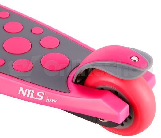 Dětská koloběžka NILS Fun HLB02 růžová