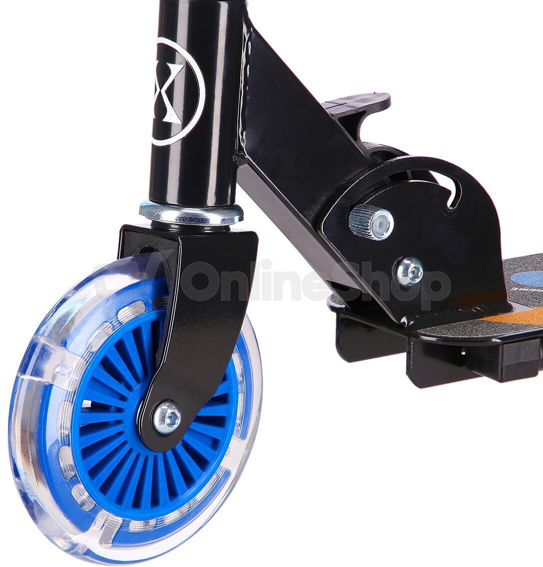 Skládací koloběžka NILS Extreme HD025 LED modrá