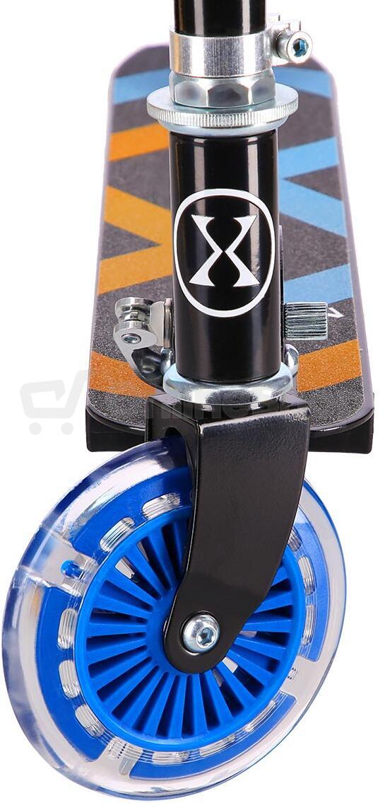 Skládací koloběžka NILS Extreme HD025 LED modrá