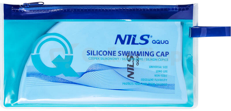 Silikonová čepice NILS Aqua NQC BL01 světlemodrá