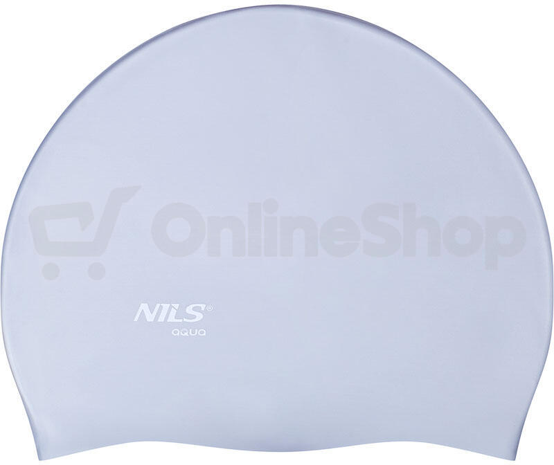 Silikonová čepice NILS Aqua NQC SL01 šedá