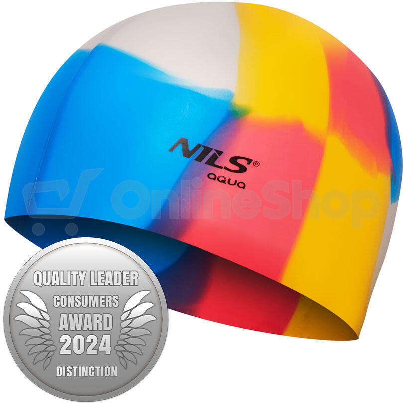 Silikonová čepice NILS Aqua NQC Multicolor M10