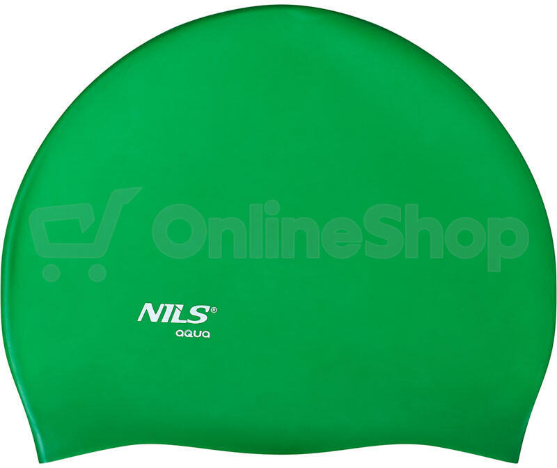 Silikonová čepice NILS Aqua NQC GR02 zelená