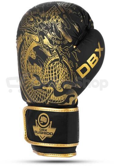 Boxerské rukavice DBX BUSHIDO Gold Dragon