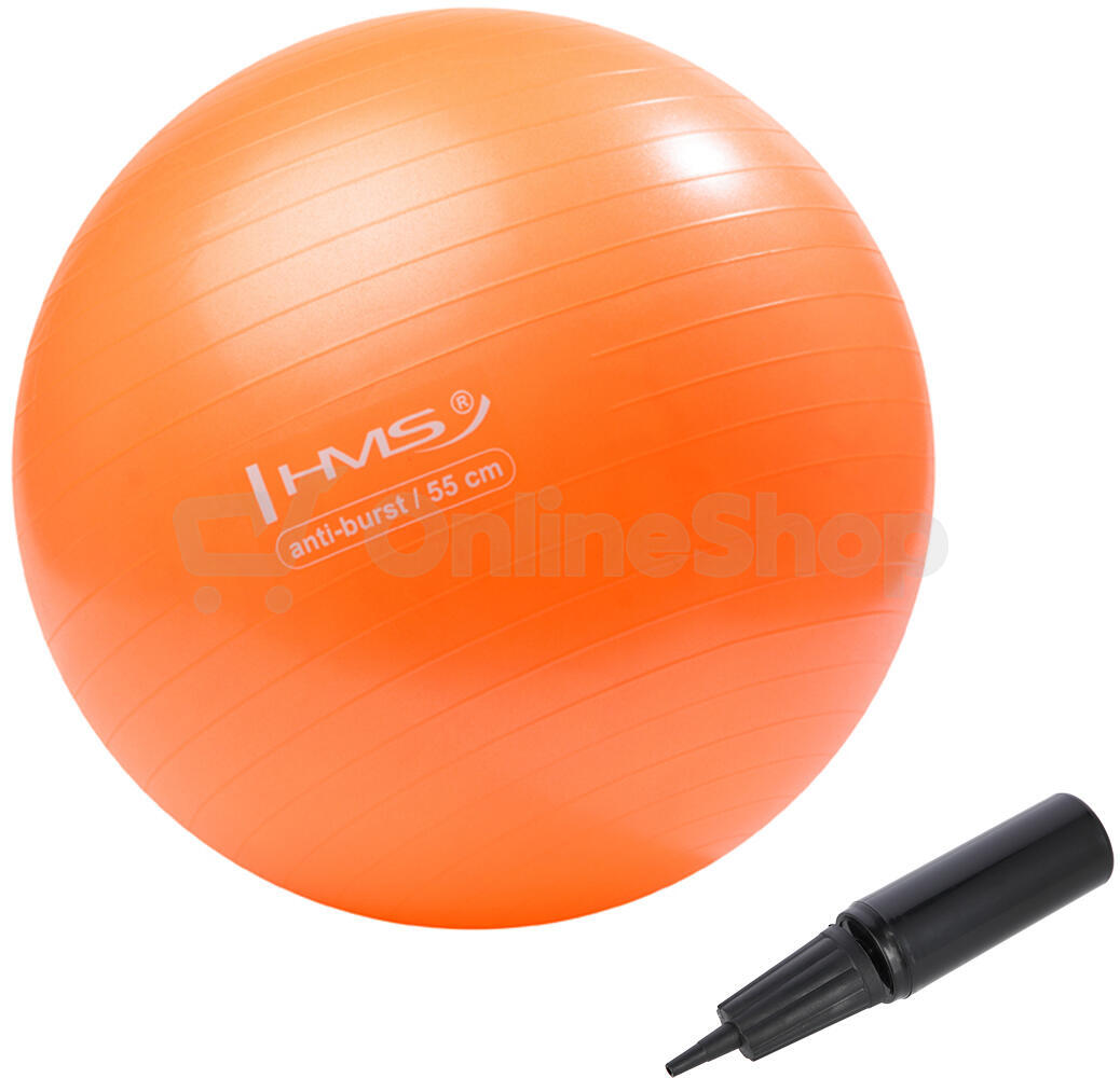 Gymnastický míč HMS YB02N 55 cm oranžový