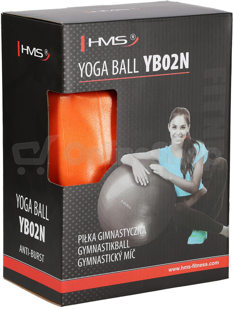 Gymnastický míč HMS YB02N 55 cm oranžový
