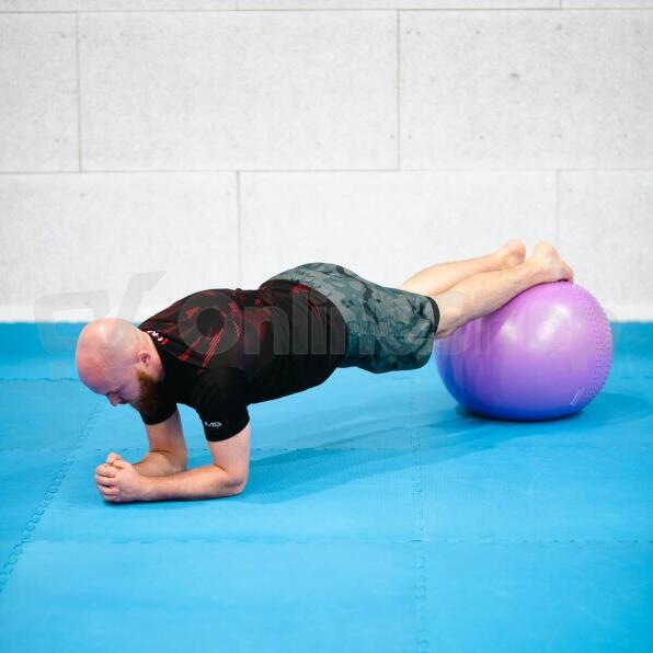 Masážní gymnastický míč HMS YB03N 55 cm modrý