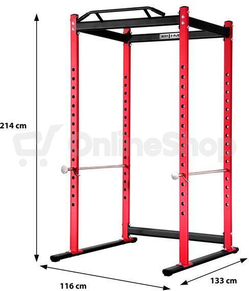 Posilovací klec - Power Rack HMS KLT21
